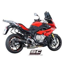 BMW S 1000 XR (2017 - 2019) Escape Oval carbono, posición baja