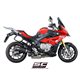 BMW S 1000 XR (2015 - 2016) Escape Oval carbono, posición baja