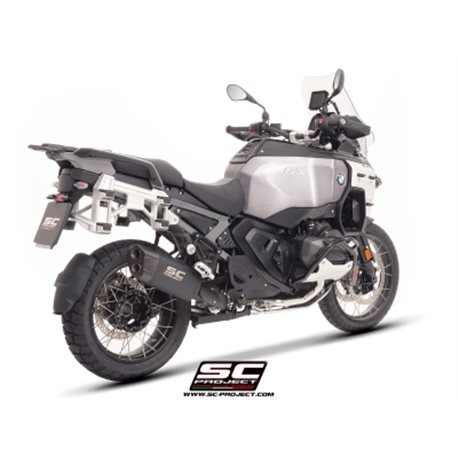 BMW R 1300 GS Adventure (2025) Escape Adventure-R titanio, negro mate, compatible con las maletas originales