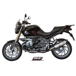 BMW R 1200 R (2011 - 2014) Escape Oval titanio