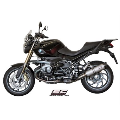 BMW R 1200 R (2011 - 2014) Escape Oval titanio