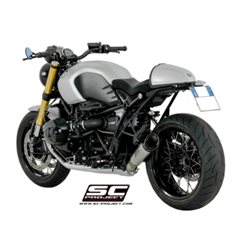 BMW R NINE T (2014 - 2016) Escape S1 titanio, negro mate