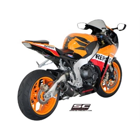 HONDA CBR1000RR (2008 - 2013) Escape Oval carbono