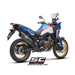 HONDA CRF1000L AFRICA TWIN (2016 - 2019) - ADVENTURE Escape Adventure titanio, negro mate