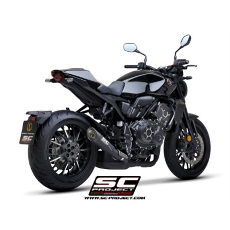 HONDA CB1000R (2021 - 2025) Escape S1 titanio, negro mate