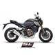 HONDA CB650R (2021 - 2023) Línea de escape completa 4-1 acero inoxidable, con escape SC1-R titanio