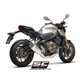 HONDA CB650R (2019 - 2020) Línea de escape completa 4-1 acero inoxidable, con escape SC1-R titanio