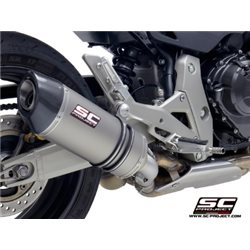 HONDA CB600F HORNET (2007 - 2016) Escape Oval titanio