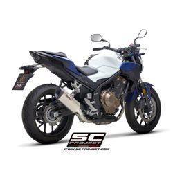 HONDA CBR500R (2021 - 2023) - Euro 6 Escape SC1-M titanio