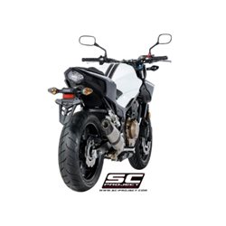 HONDA CBR500R (2017 - 2018) Escape Oval titanio