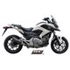 HONDA NC700 (2011 - 2014) - S - X Escape Oval carbono