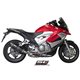 HONDA CROSSRUNNER 800 (2010 - 2014) Escape Oval carbono