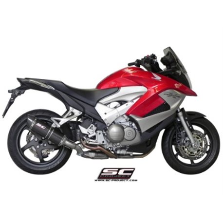 HONDA CROSSRUNNER 800 (2010 - 2014) Escape Oval carbono