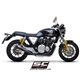 HONDA CB1100 (2017 - 2020) - RS - EX Par de escapes Conico 70s acero inoxidable, negro mate