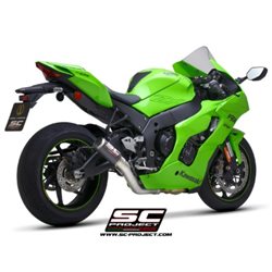 KAWASAKI NINJA ZX-10R - RR (2021- 2024) Escape CR-T carbono, supresor de catalizador