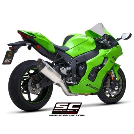 KAWASAKI NINJA ZX-10R - RR (2021- 2024) Escape SC1-R titanio, con supresor de catalizador