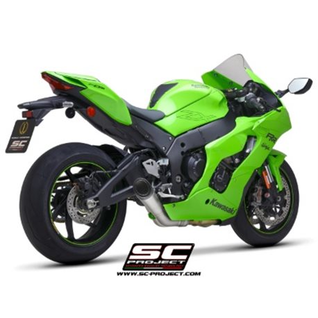 KAWASAKI NINJA ZX-10R - RR (2021- 2024) Escape S1 titanio, con supresor de catalizador