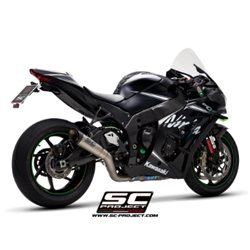 KAWASAKI NINJA ZX-10R - RR (2016 - 2020) Escape S1 titanio, con supresor de catalizador