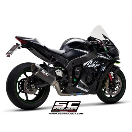 KAWASAKI NINJA ZX-10R - RR (2016 - 2020) Escape SC1-R carbono, con supresor de catalizador