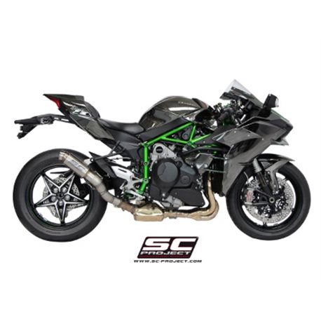 KAWASAKI NINJA H2 (2015 - 2020) Escape GP70-R titanio