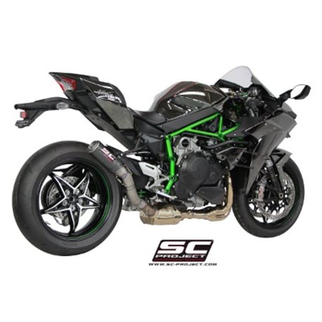 KAWASAKI NINJA H2 (2015 - 2020) Escape CR-T carbono