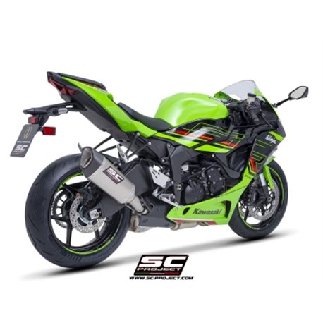 KAWASAKI NINJA ZX-6R (2024 - 2025) Escape SC1-R titanio