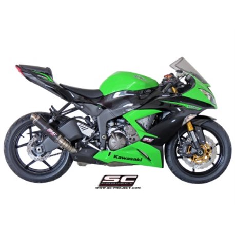 KAWASAKI NINJA ZX-6R 636 (2013 - 2017) Escape GP-M2 carbono