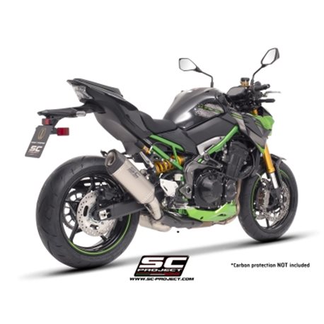 KAWASAKI Z900 (2020 - 2024) - Euro 16 Escape SC1-S titanio (SIN protector carbono)