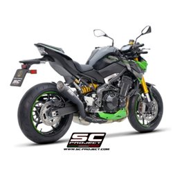 KAWASAKI Z900 (2020) - Euro 9 Escape S1 titanio, negro mate