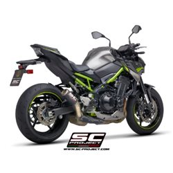 KAWASAKI Z900 A2 (2020 - 2024) - Euro 5 Escape CR-T carbono, con malla antipiedras