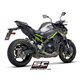 KAWASAKI Z900 A2 (2020 - 2024) - Euro 10 Escape S1 titanio, negro mate