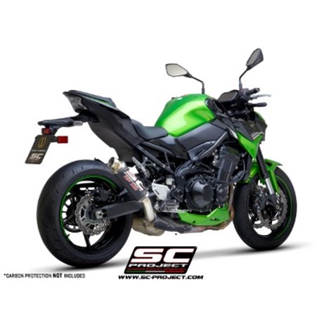 KAWASAKI Z900 A2 (2020 - 2024) - Euro 14 Escape GP-M2 carbono