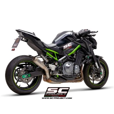 KAWASAKI Z900 A2 (2017 - 2020) - Euro 10 Escape S1-GP titanio