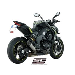 KAWASAKI Z1000 (2017 - 2020) Par de escapes S1 titanio