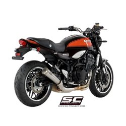 KAWASAKI Z900 RS (2018 - 2020) - Cafe Escape Conico 70s acero inoxidable