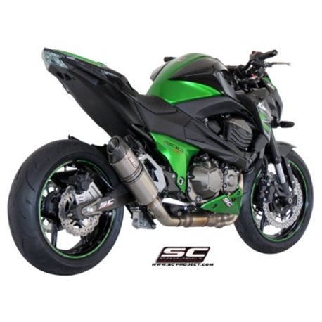 KAWASAKI Z800 (2012 - 2016) Escape Oval titanio