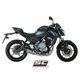 KAWASAKI Z650 (2017 - 2019) Línea de escape completa 2-1 acero inoxidable, con escape SC1-R GT titanio