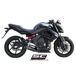 KAWASAKI ER6N - ER6F (2005 - 2011) Escape Oval carbono