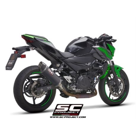 KAWASAKI Z400 (2019 - 2020) Escape Oval carbono