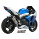 SUZUKI GSX-R1000 (2009 - 2011) Escape Oval titanio