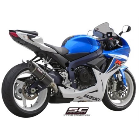 SUZUKI GSX-R600 - GSX-R750 (2011 - 2016) Escape Oval carbono