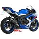 SUZUKI GSX-R600 - GSX-R750 (2008 - 2010) Escape Oval carbono