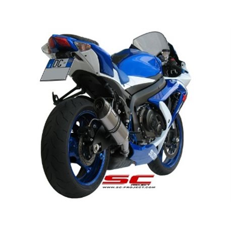 SUZUKI GSX-R600 - GSX-R750 (2008 - 2010) Escape Oval titanio