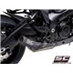 SUZUKI GSX-S1000 (2017- 2020) - F Escape CR-T titanio, negro mate, con malla antipiedras