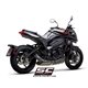 SUZUKI KATANA (2019 - 2020) Escape CR-T titanio, negro mate, con malla antipiedras