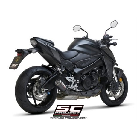 SUZUKI GSX-S950 (2021 - 2023) Escape CR-T carbono, con malla antipiedras