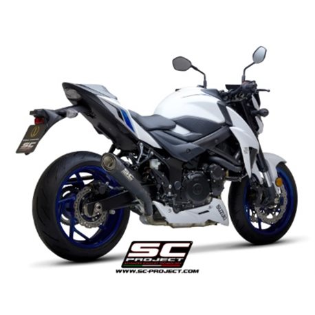 SUZUKI GSX-S750 (2017 - 2020) Escape S1 titanio, negro mate