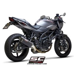 SUZUKI SV650 / SV650 A2 (2021 - 2025) - Euro 5 Escape SC1-M carbono