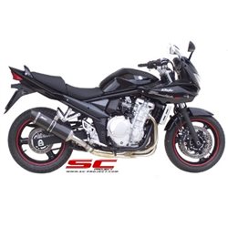 SUZUKI BANDIT 650 (2007 - 2012) Escape Oval carbono