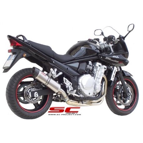 SUZUKI BANDIT 650 (2007 - 2012) Escape Oval titanio